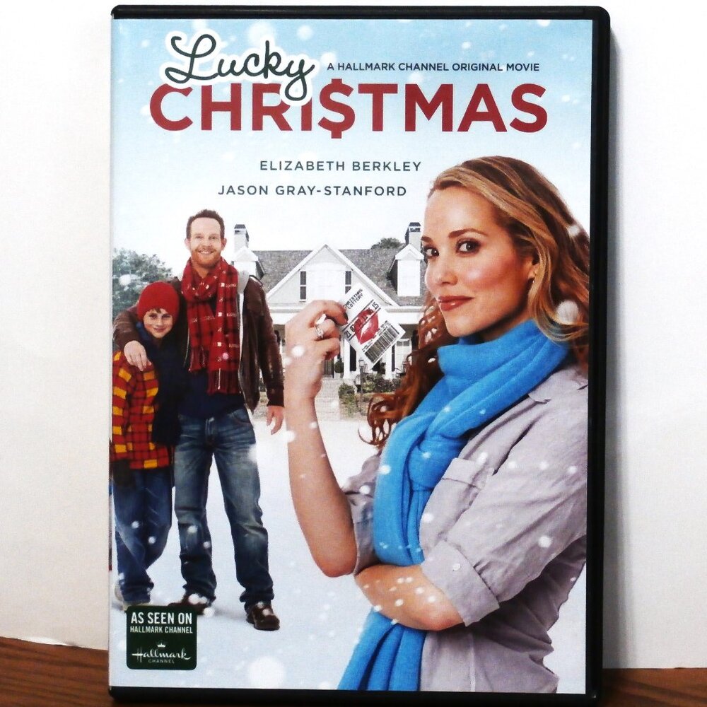 HALLMARK LUCKY CHRISTMAS DVD Elizabeth Berkley, Jason Gray-Stanford